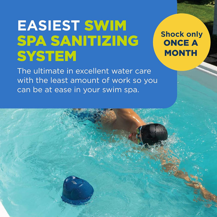 @Ease Swim Spa Sanitizing System, 1 Mineral, 1 SmartChlor, Test
