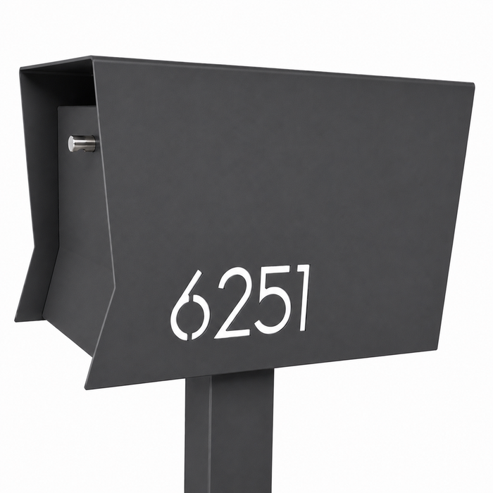 Retrobox-2.0 in DESIGNER GREY - Modern Mailbox