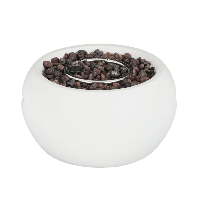 Patio MGO Propane Fire Pit, 40,000 BTU, White