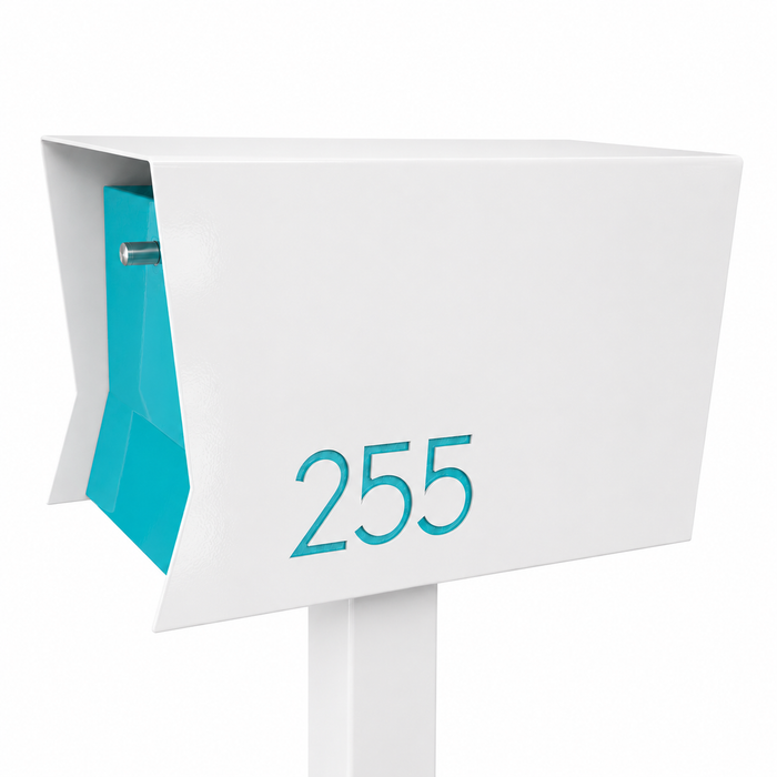 Retrobox-2.0,  in ARCTIC WHITE - Modern Mailbox