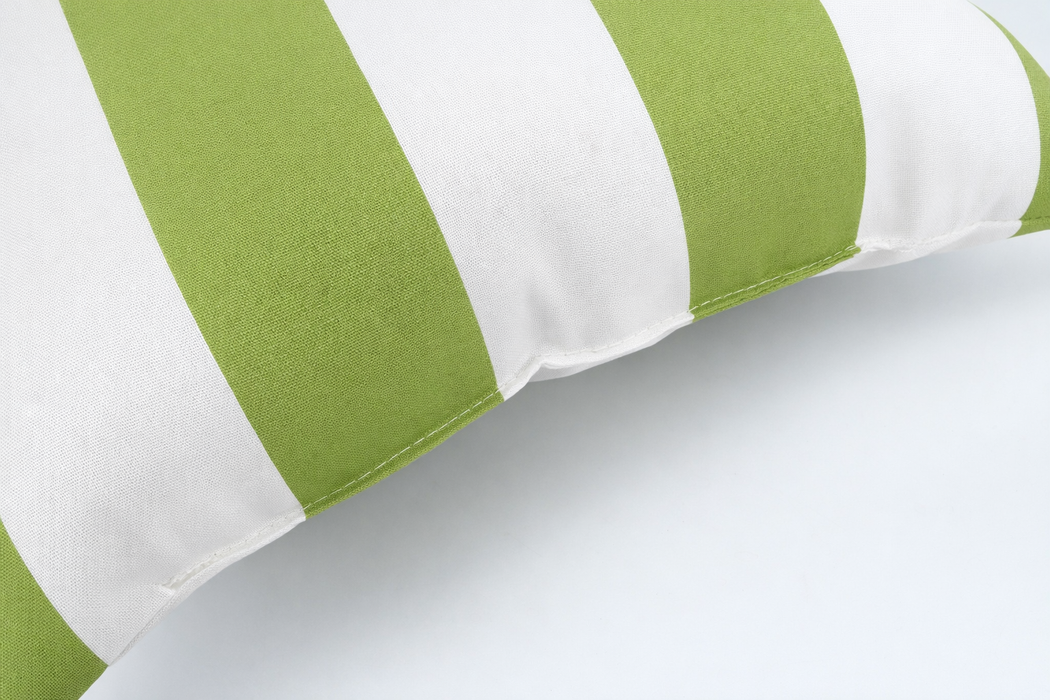 2 Pack Outdoor Throw Pillows, Waterproof & Fade-Resistant Patio Cushions (18x18 Inch)