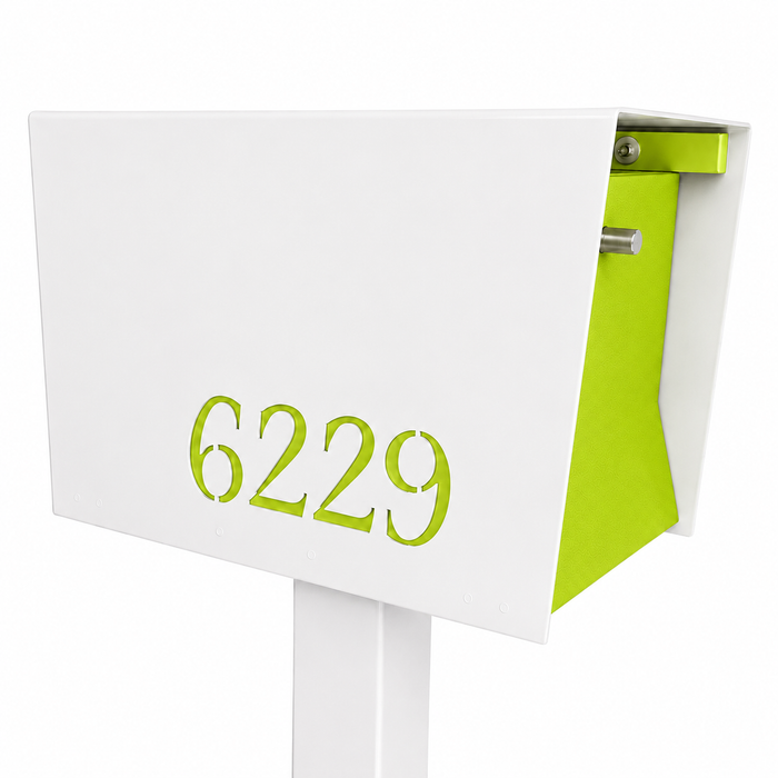 UptownBox-2.0 in ARCTIC WHITE - Modern Mailbox