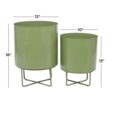 CosmoLiving by Cosmopolitan Metal Planter Set