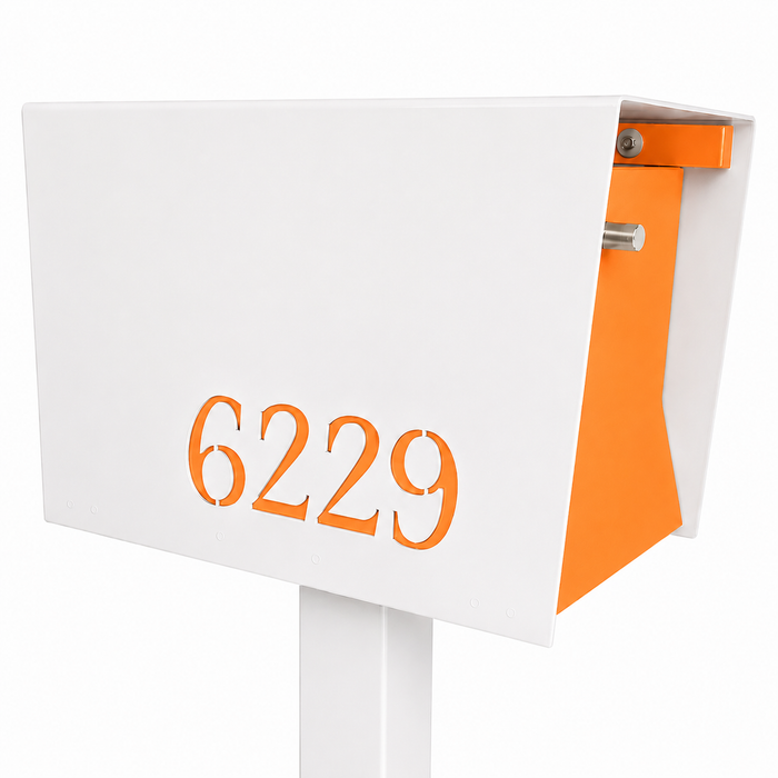 UptownBox-2.0 in ARCTIC WHITE - Modern Mailbox