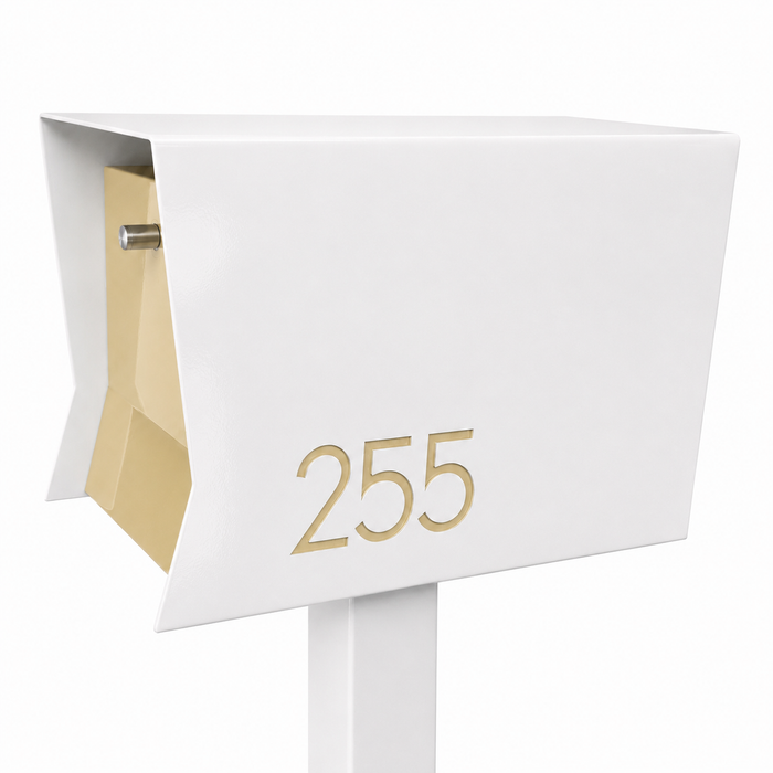 Retrobox-2.0,  in ARCTIC WHITE - Modern Mailbox