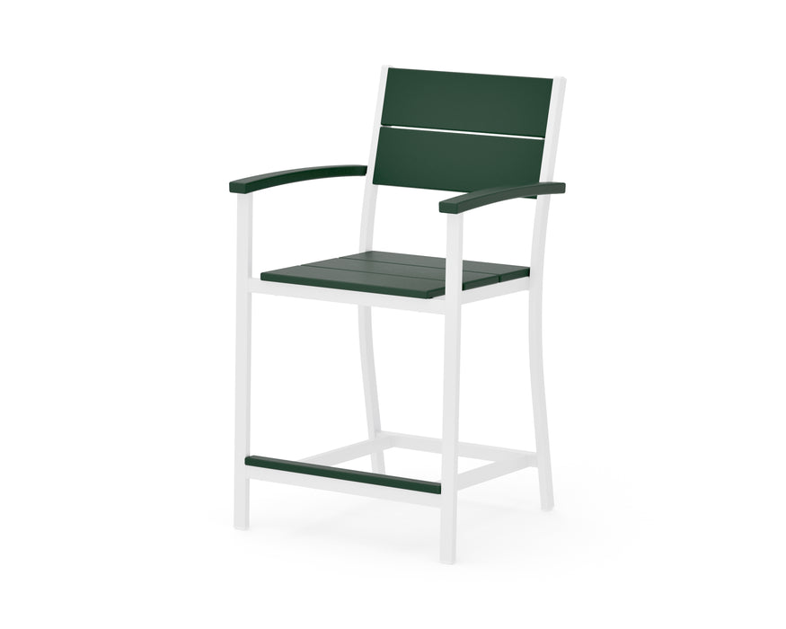 POLYWOOD® Main Street Counter Arm Chair