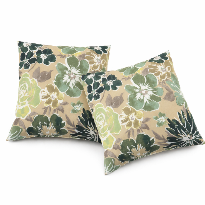 2 Pack Outdoor Throw Pillows, Waterproof & Fade-Resistant