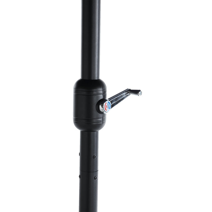 14.8 Ft Double Sided Outdoor Umbrella Rectangular Large with Crank (Navy Blue) (No Base)