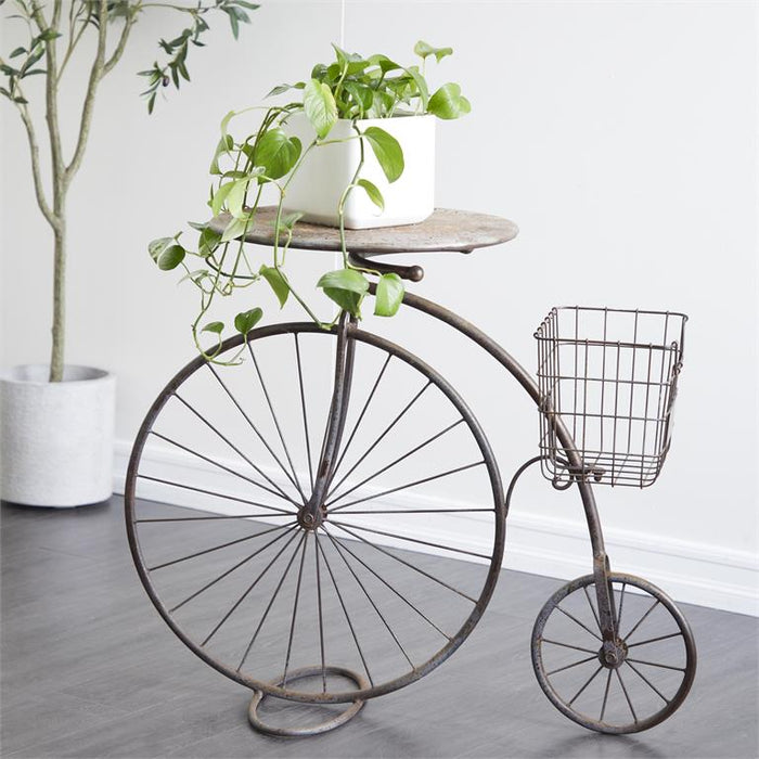 Brown Metal Farmhouse Plantstand