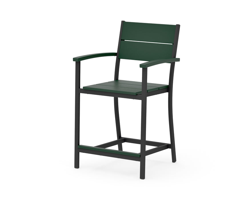 POLYWOOD® Main Street Counter Arm Chair