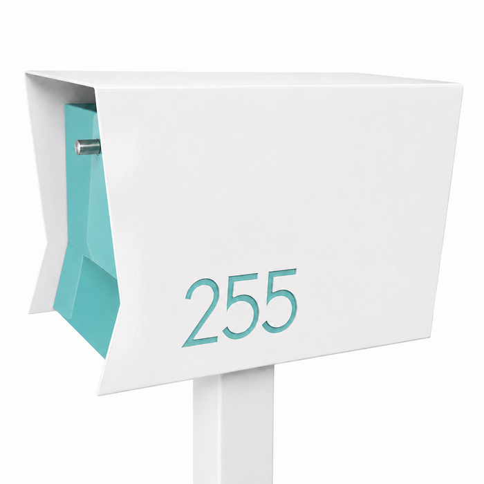 Retrobox-2.0,  in ARCTIC WHITE - Modern Mailbox