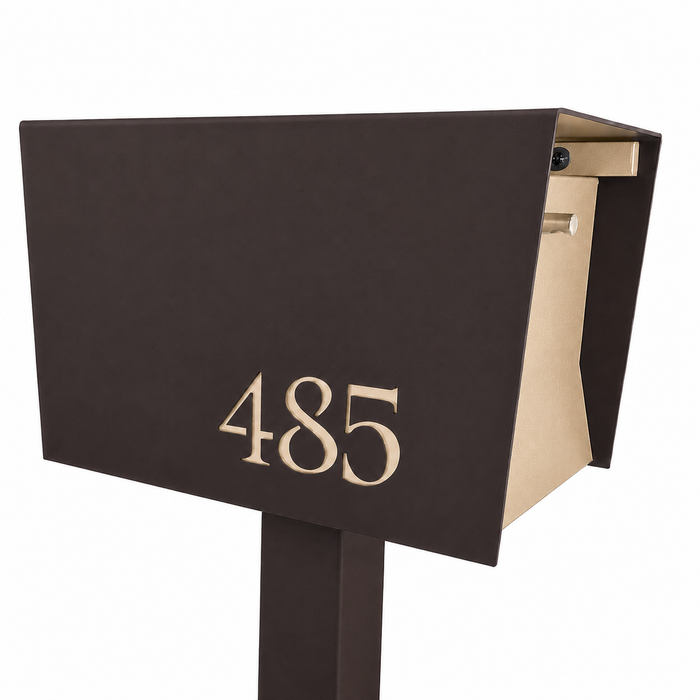 UpTown Box-2.0 in COCONUT - Modern Mailbox