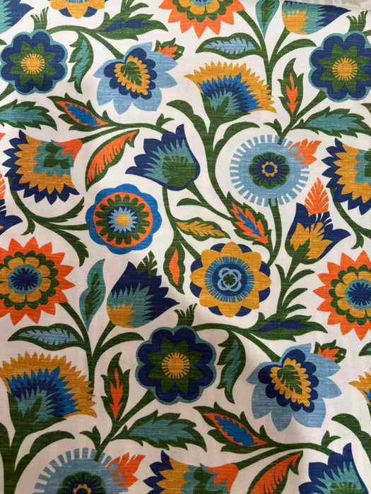 2 Pack Outdoor Throw Pillows - Vintage Floral, 18x18 Inch
