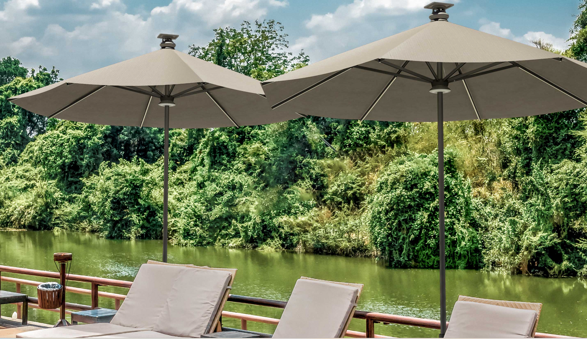 Pasticallo 9' Smart Umbrella - Single Wind Vent