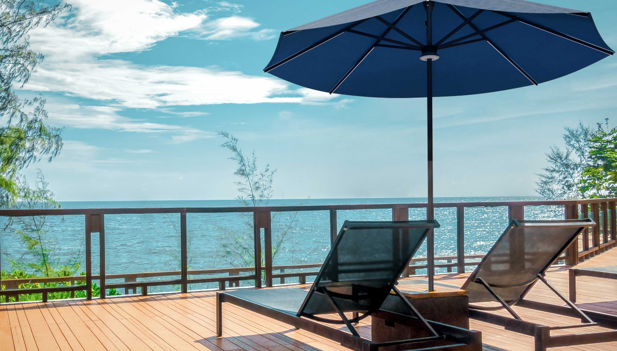 Pasticallo 9' Smart Umbrella - Single Wind Vent