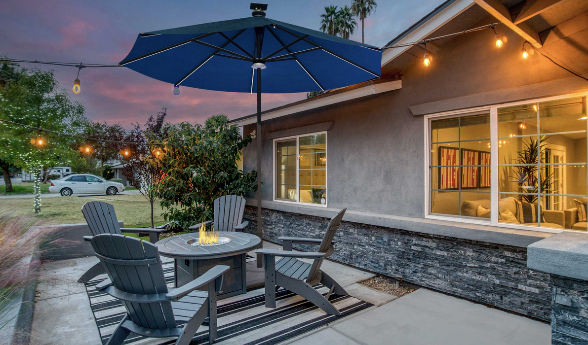 Pasticallo 9' Smart Umbrella - Single Wind Vent