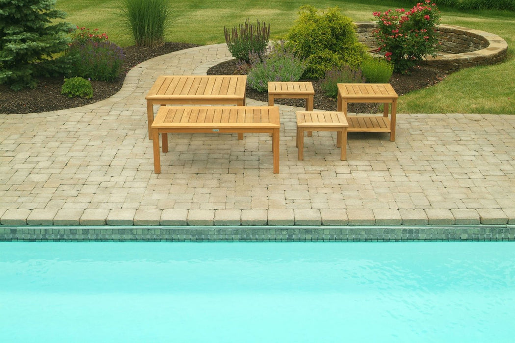 Three Birds Casual Newport Low Square Side Table 20"