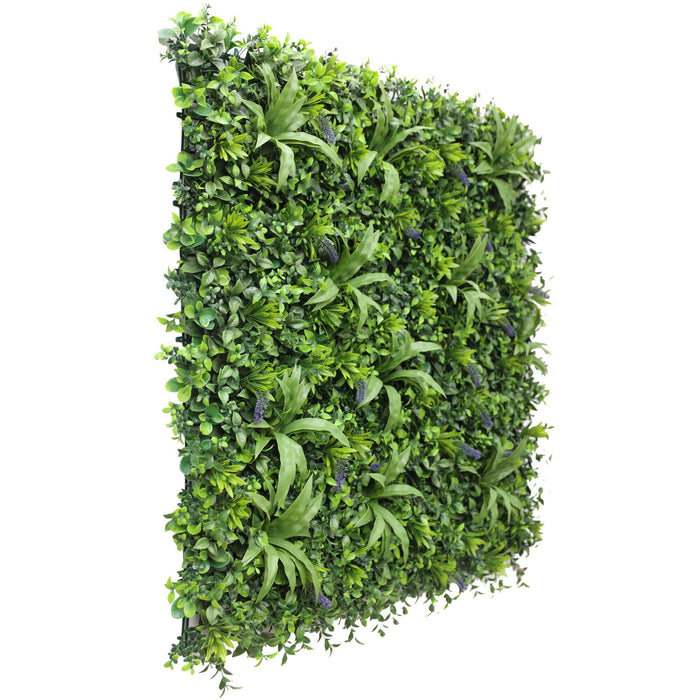 Luxury Lavender Fields Artificial Green Wall 40" x 40" 11SQFT Commercial Grade UV Resistant