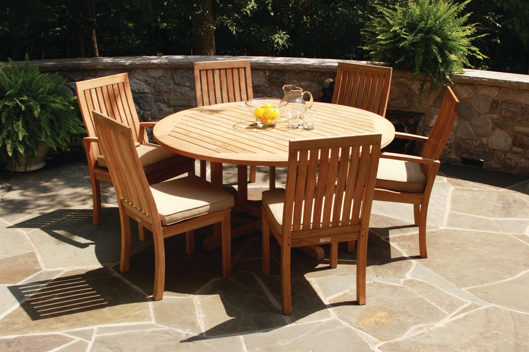 Three Birds Casual Oxford Round Dining Table 60"