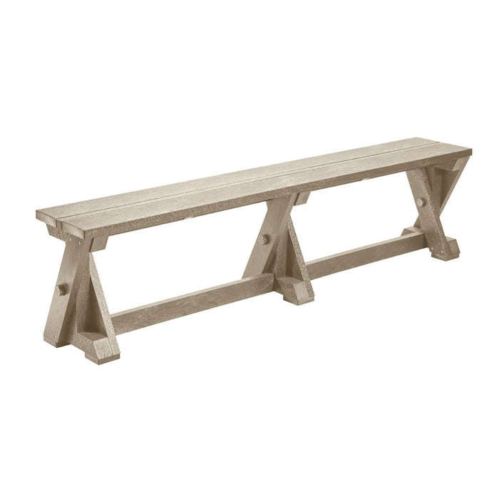 C. R. Plastic Harvest Dining Bench