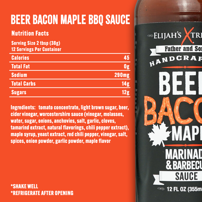 Beer Bacon Maple & Bourbon Blueberry Chipotle BBQ Set