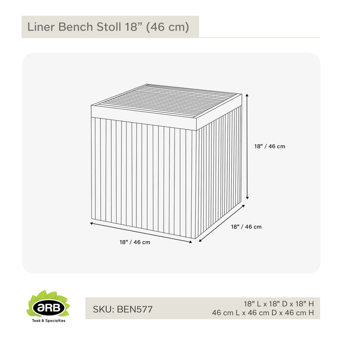 ARB Teak Bench Liner 18"