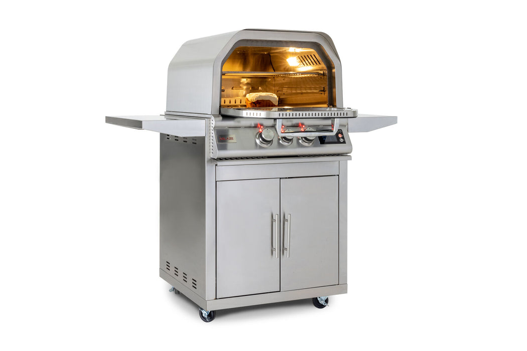 Blaze Pizza Oven Cart