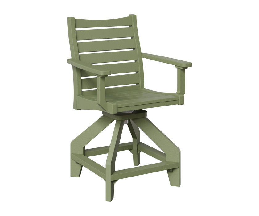 Berlin Gardens Bristol Swivel Counter Chair