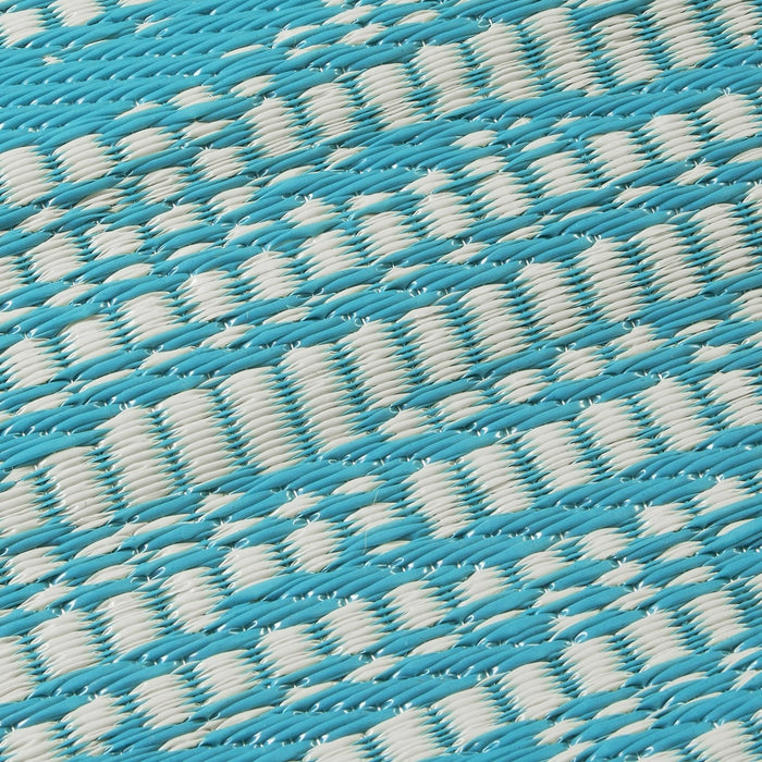Brooklyn - Teal Outdoor Rug for Patio FINAL SALE