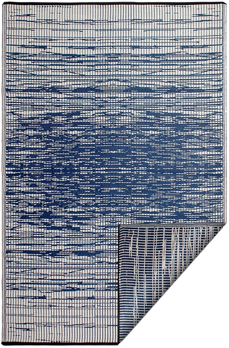 Brooklyn - Blue Outdoor Rug for Patio