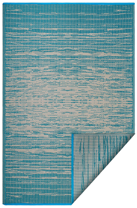 Brooklyn - Teal Outdoor Rug for Patio FINAL SALE