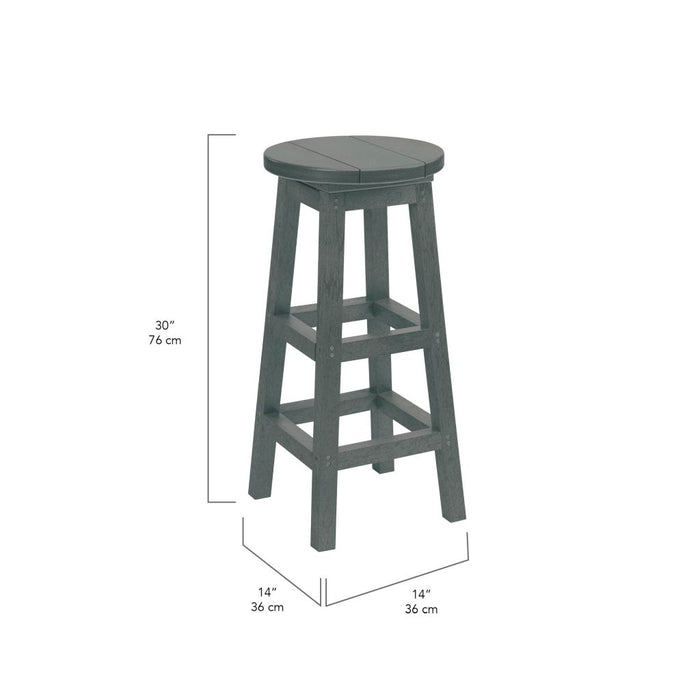 C.R. Plastic Barstool Pub Height