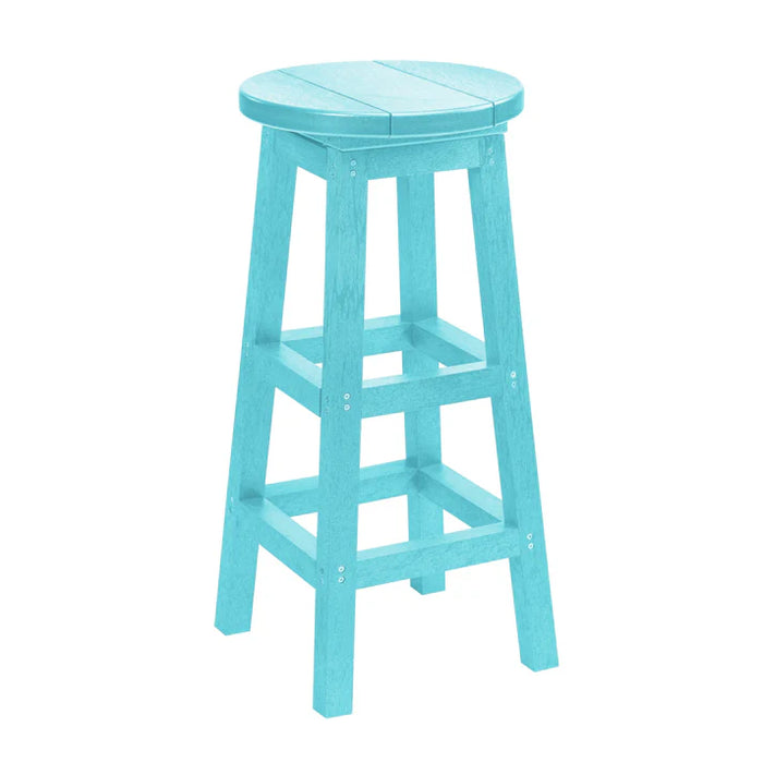 C.R. Plastic Swivel Bar Stool,