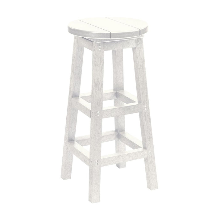 C.R. Plastic Swivel Bar Stool,