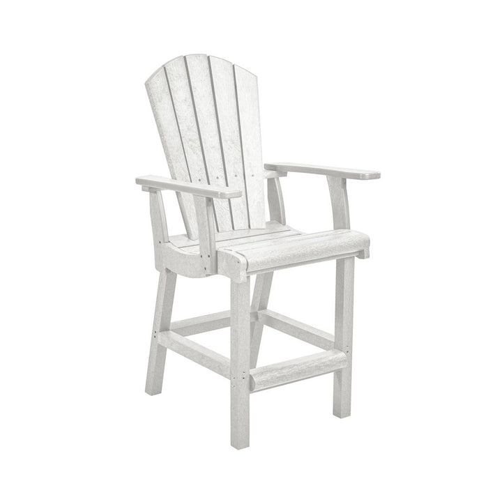 C.R. Plastic Classic Counter Arm Chair