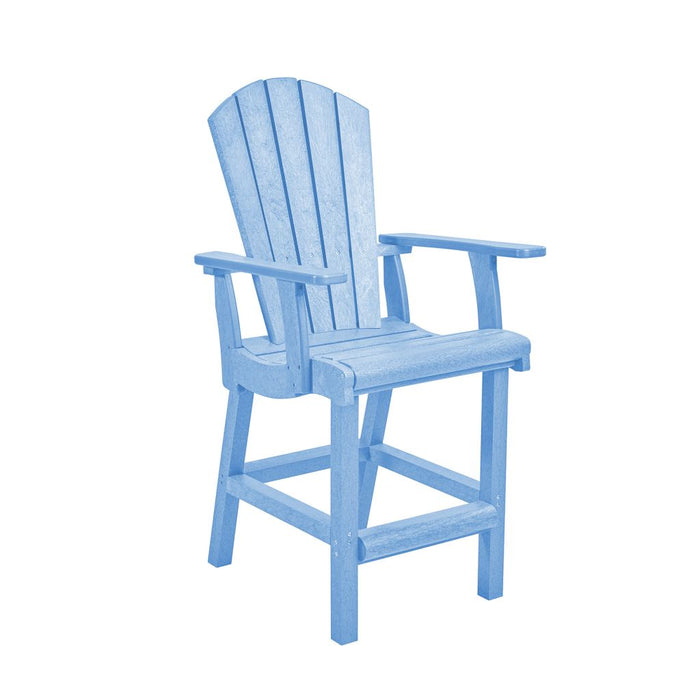 C.R. Plastic Classic Counter Arm Chair