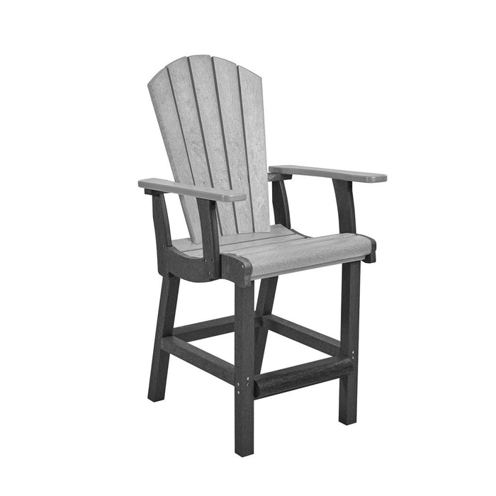 C.R. Plastic Classic Counter Arm Chair