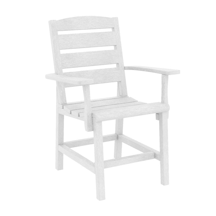 C.R. Plastic Napa Dining Arm Chair