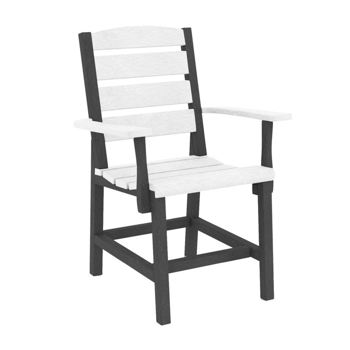 C.R. Plastic Napa Dining Arm Chair