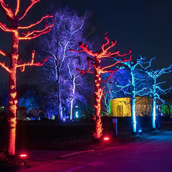 CDRA12 12W Smart Bluetooth RGBW Narrow Beam Directional Outdoor Landscape Spotlight with Remote Control