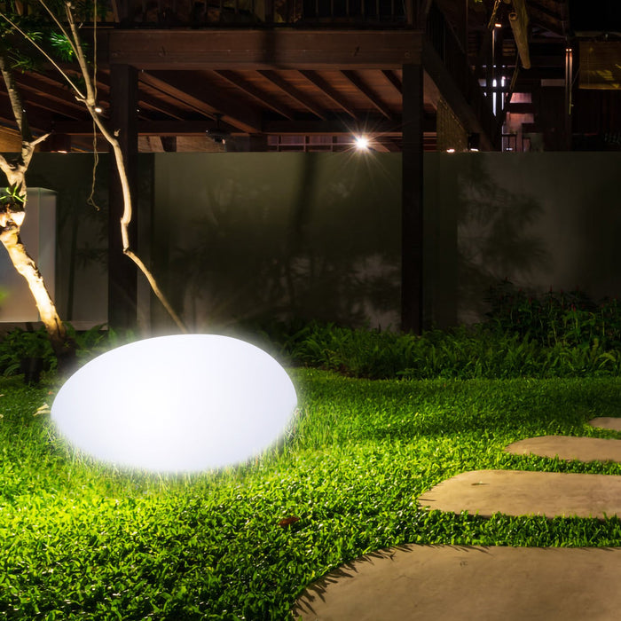 Outdoor Solar Cobblestone Lawn Light