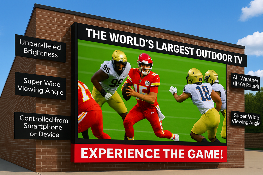140" (11.83 ft) Outdoor TV