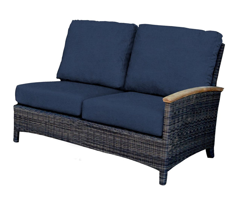 Three Birds Casual Bella Sectional Right Facing Settee Side Facing Armchair