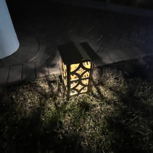 RadiantLight Diamond Breeze Block Landscape Light - Garden Light