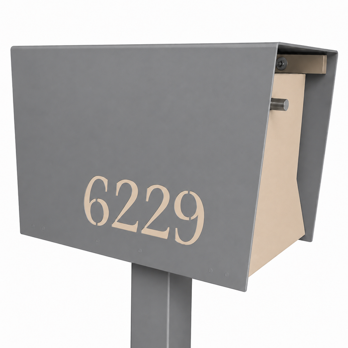 UptownBox-2.0 in DESIGNER GREY - Modern Mailbox
