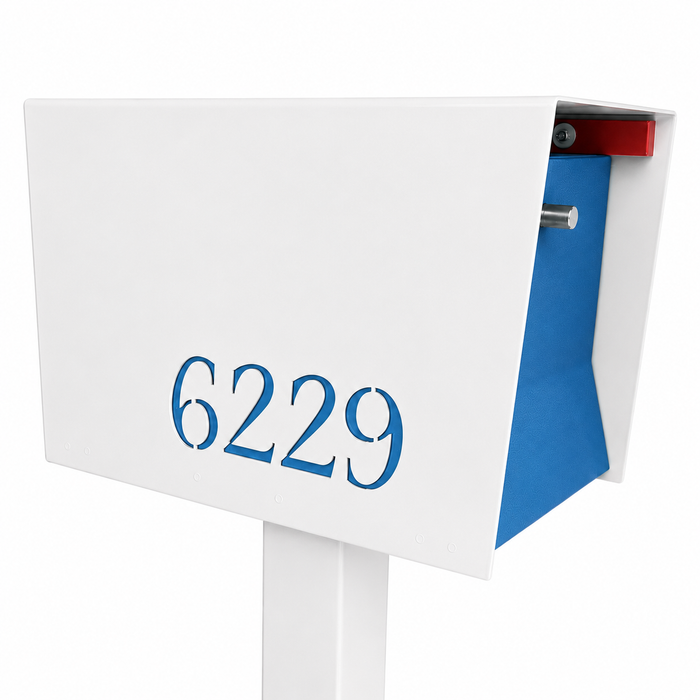 UptownBox-2.0 in ARCTIC WHITE - Modern Mailbox