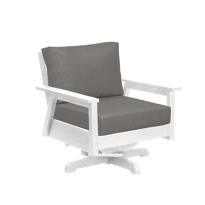 C.R. Plastic Tofino Swivel Arm Chair