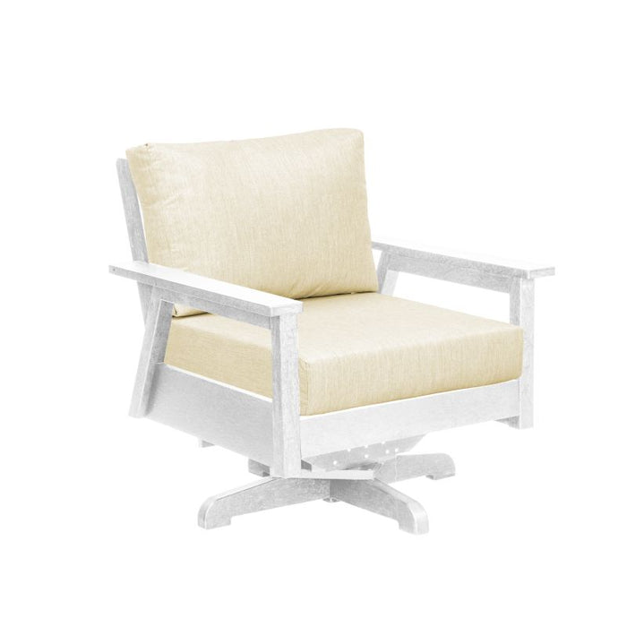 C.R. Plastic Tofino Swivel Arm Chair