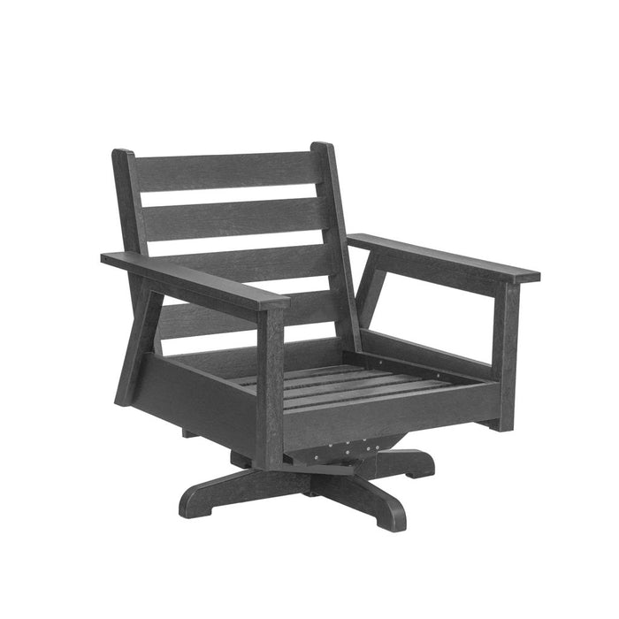 C.R. Plastic Tofino Swivel Arm Chair