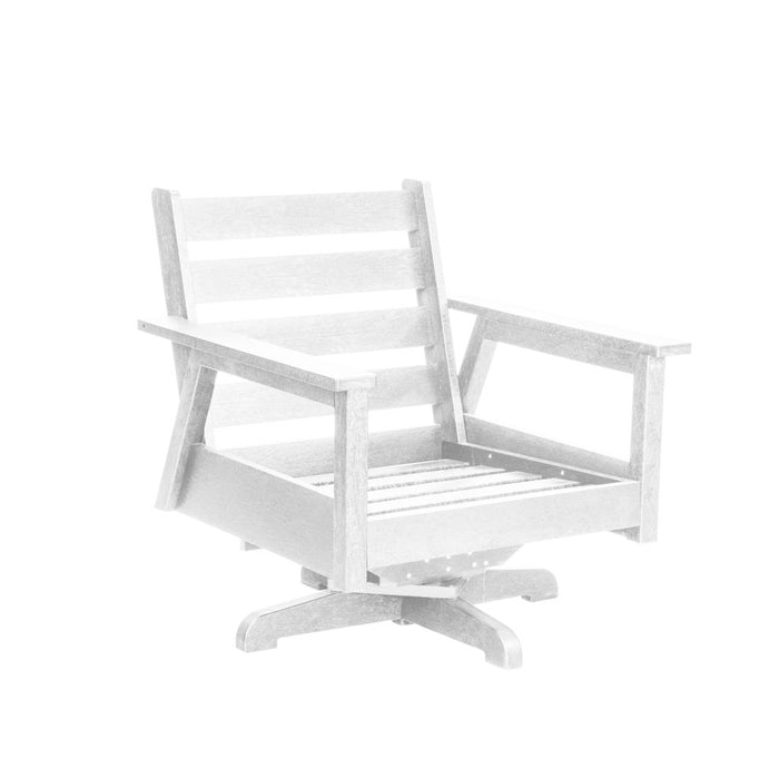 C.R. Plastic Tofino Swivel Arm Chair